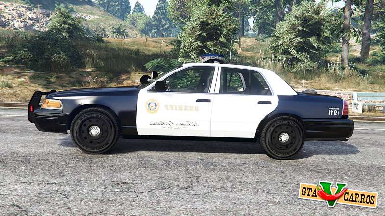 Ford Crown Victoria LSSD [ELS] [replace] for GTA 5 - side view