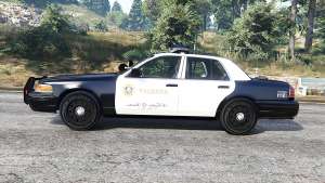 Ford Crown Victoria LSSD [ELS] [replace] for GTA 5 - side view