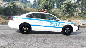 Chevrolet Impala 2007 NYPD v1.1 [replace] for GTA 5 - side view