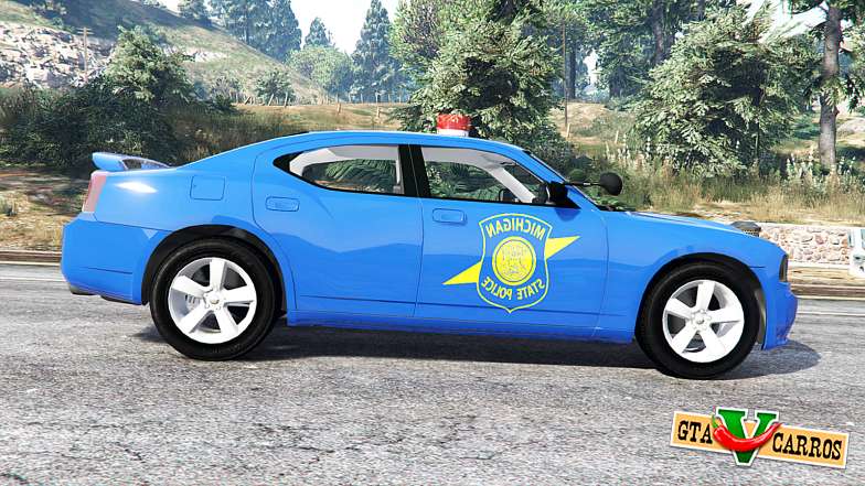 Dodge Charger Michigan State Police [replace] for GTA 5 - side view