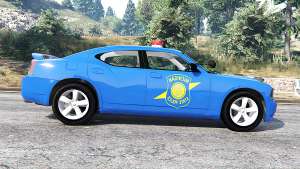 Dodge Charger Michigan State Police [replace] for GTA 5 - side view