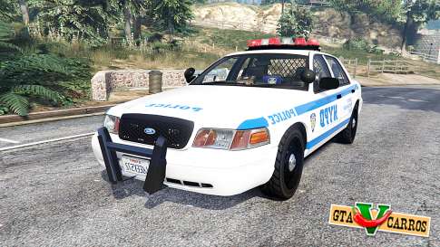 Ford Crown Victoria NYPD CVPI v1.1 [replace] for GTA 5 - front view