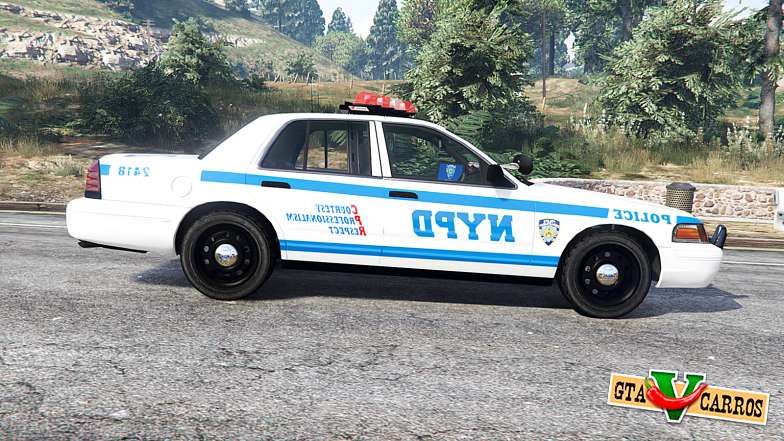 Ford Crown Victoria NYPD CVPI v1.1 [replace] for GTA 5 - side view