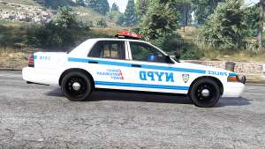 Ford Crown Victoria NYPD CVPI v1.1 [replace] for GTA 5 - side view