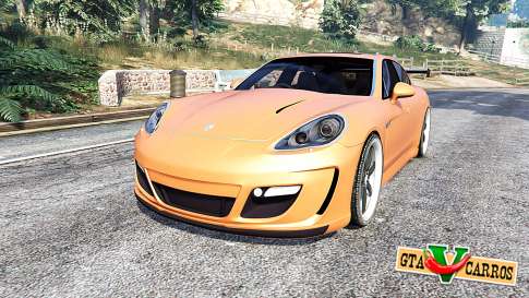 Porsche Panamera Turbo (970) v1.1 [replace] for GTA 5 - front view