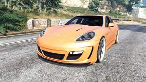 Porsche Panamera Turbo (970) v1.1 [replace] for GTA 5 - front view