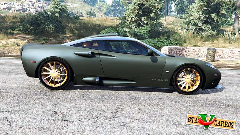 Spyker C8 Aileron 2009 [add-on] for GTA 5 - side view