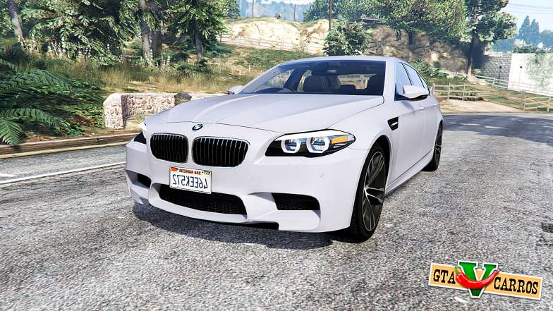 BMW M5 (F10) 2012 [replace] for GTA 5 - front view