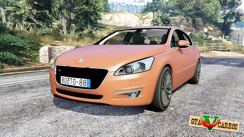 Peugeot 508 GT 2010 v1.1 [replace] for GTA 5 - front view