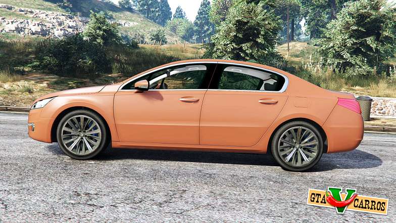Peugeot 508 GT 2010 v1.1 [replace] for GTA 5 - side view