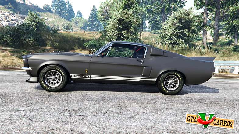 Shelby GT500 1967 tuning [replace] for GTA 5 - side view