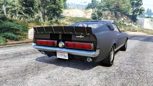 Shelby GT500 1967 tuning [replace] for GTA 5 - rear view