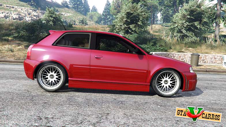 Audi A3 (8L) 2003 [replace] for GTA 5 - side view