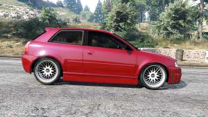 Audi A3 (8L) 2003 [replace] for GTA 5 - side view