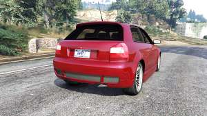 Audi A3 (8L) 2003 [replace] for GTA 5 - rear view