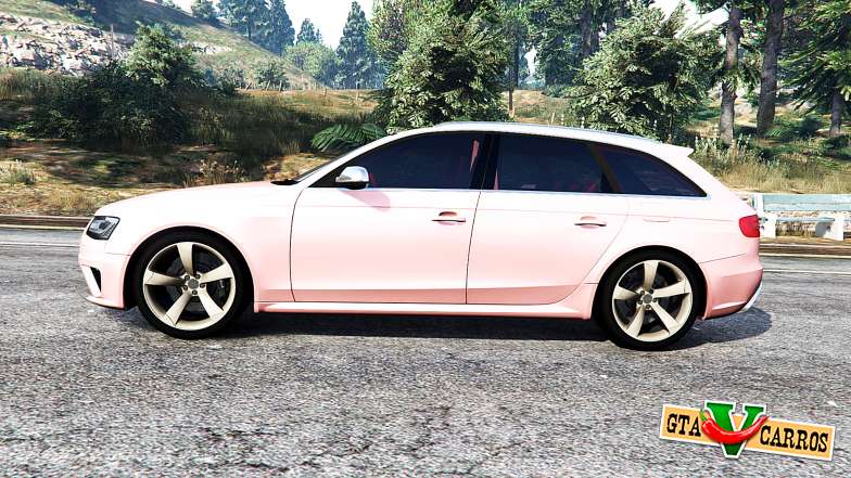 Audi RS 4 Avant (B8) 2013 [replace] for GTA 5 - side view