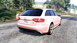Audi RS 4 Avant (B8) 2013 [replace] for GTA 5 - rear view