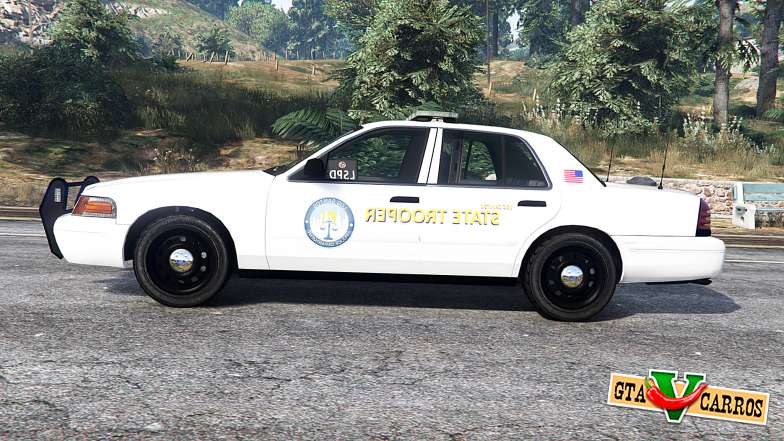 Ford Crown Victoria State Trooper CVPI [replace] for GTA 5 - side view