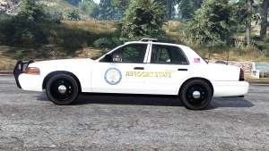 Ford Crown Victoria State Trooper CVPI [replace] for GTA 5 - side view