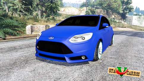 Ford Focus ST (C346) 2013 v1.1 [replace] for GTA 5 - front view