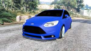 Ford Focus ST (C346) 2013 v1.1 [replace] for GTA 5 - front view
