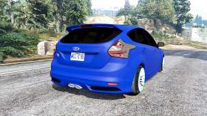 Ford Focus ST (C346) 2013 v1.1 [replace] for GTA 5 - rear view