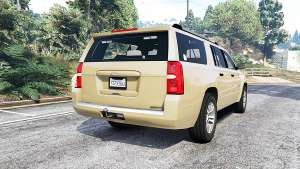 Chevrolet Suburban Unmarked Police [replace] for GTA 5 - rear view