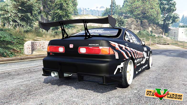 Honda Integra Type-R 1998 tuned v1.1 [replace] for GTA 5 - rear view