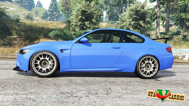 BMW M3 GTS (E92) 2010 BBS rims [add-on] for GTA 5 - side view