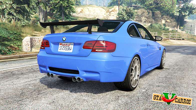 BMW M3 GTS (E92) 2010 BBS rims [add-on] for GTA 5 - rear view