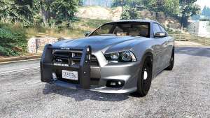 Dodge Charger SRT8 (LD) Police v1.2 [replace] for GTA 5 - front view