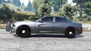 Dodge Charger SRT8 (LD) Police v1.2 [replace] for GTA 5 - side view