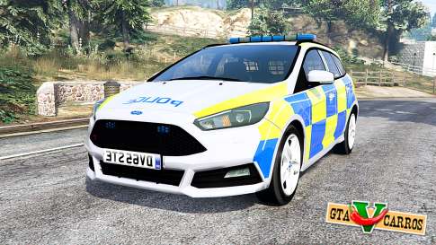Ford Focus ST Turnier (DYB) Police [replace] for GTA 5 - front view
