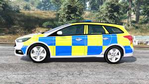 Ford Focus ST Turnier (DYB) Police [replace] for GTA 5 - side view