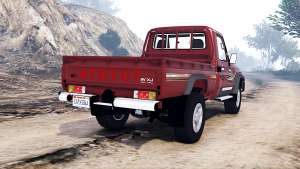 Toyota Land Cruiser 70 pickup v1.1 [replace] for GTA 5 - rear view