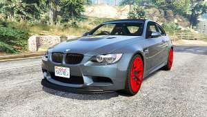 BMW M3 GTS (E92) 2010 real taillight [add-on] for GTA 5 - front view