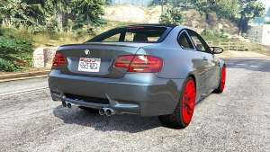 BMW M3 GTS (E92) 2010 real taillight [add-on] for GTA 5 - rear view