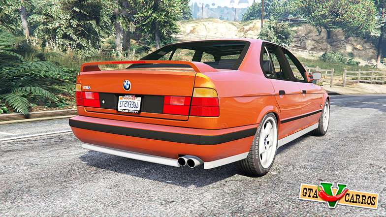 BMW M5 sedan (E34) [add-on] for GTA 5 - rear view