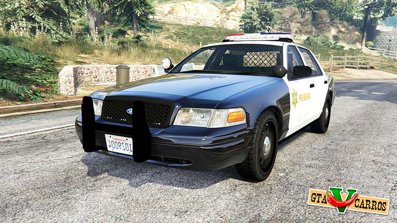 Ford Crown Victoria Sheriff CVPI [replace] for GTA 5 - front view