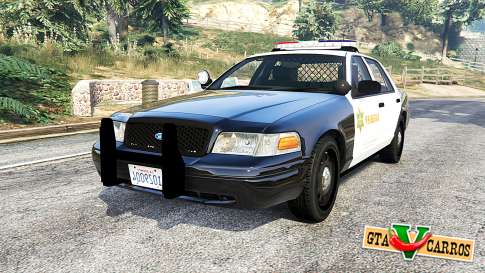 Ford Crown Victoria Sheriff CVPI [replace] for GTA 5 - front view