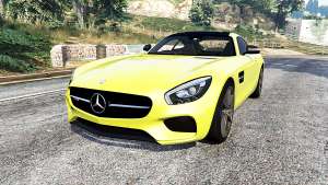 Mercedes-AMG GT (C190) 2016 v2.2 [add-on] for GTA 5 - front view