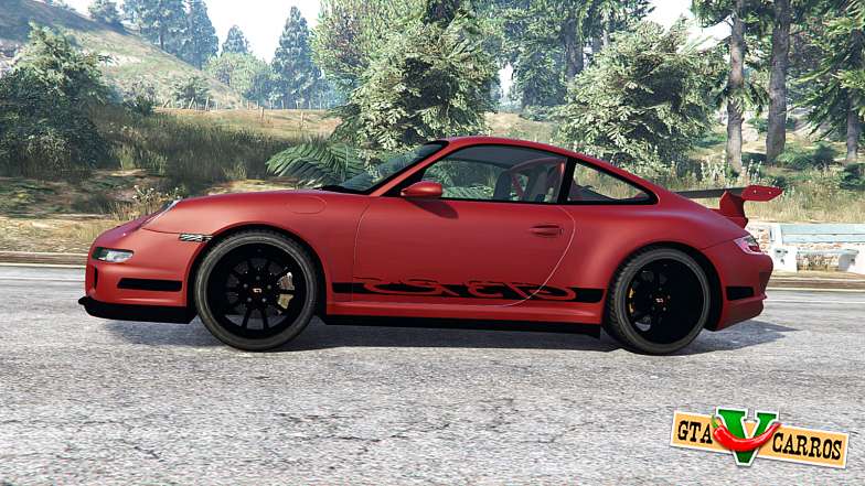 Porsche 911 GT3 RS (997) 2007 v1.1 [replace] for GTA 5 - side view