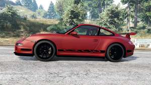 Porsche 911 GT3 RS (997) 2007 v1.1 [replace] for GTA 5 - side view