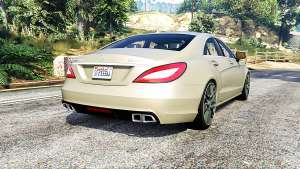 Mercedes-Benz CLS 63 AMG (C218) v1.3 [replace] for GTA 5 - rear view