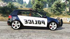 Volkswagen Golf (Typ 5K) LSPD v1.1 [replace] for GTA 5 - side view