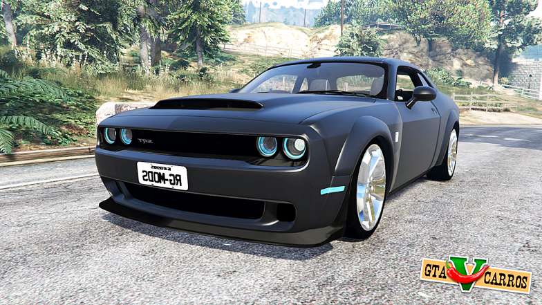 Dodge Challenger SRT Demon (LC) 2018 [replace] for GTA 5 - front view