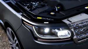 Range Rover SVA for GTA 5 - lights