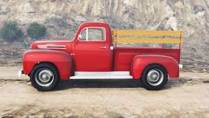 Ford F-1 1949 [replace] for GTA 5 - side view