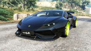 Lamborghini Huracan LibertyWalk v1.2 [replace] for GTA 5 - front view