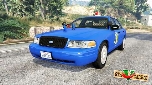 Ford Crown Victoria Police CVPI v2.0 [replace] for GTA 5 - front view